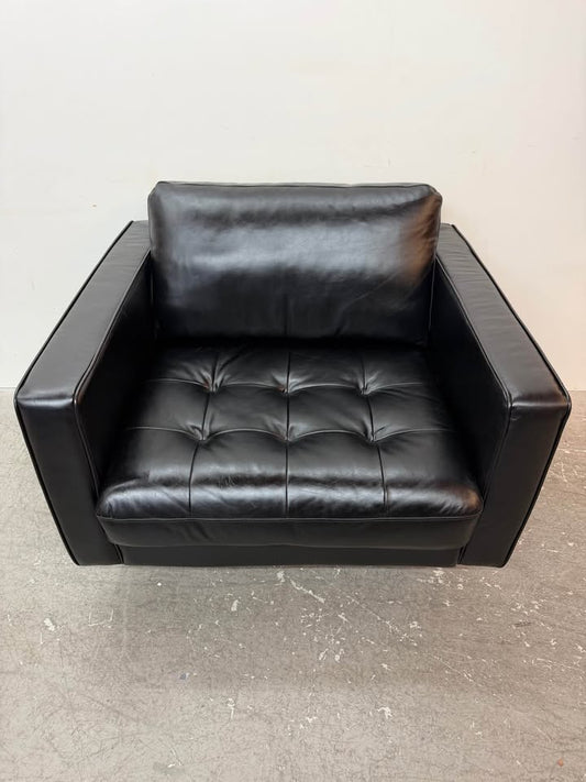 Black Leather Armchair