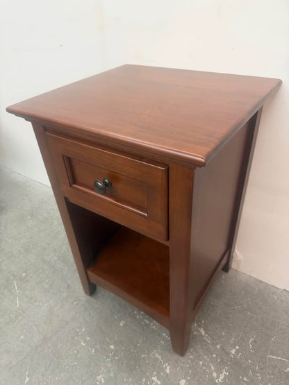 (New) Whittier Wood Cherry 1 Drawer Mackenzie Nightstand