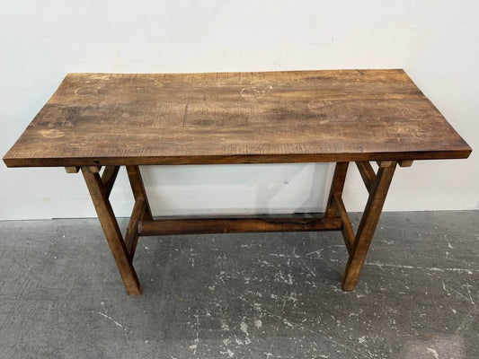 Rustic Wooden Console Table