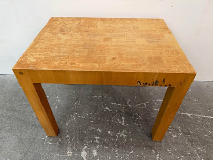 Butchers Block Solid Wood Side Table