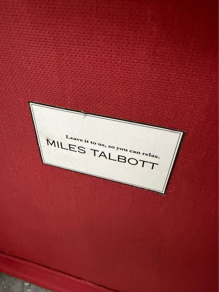 Miles Talbot Red Fabric Table