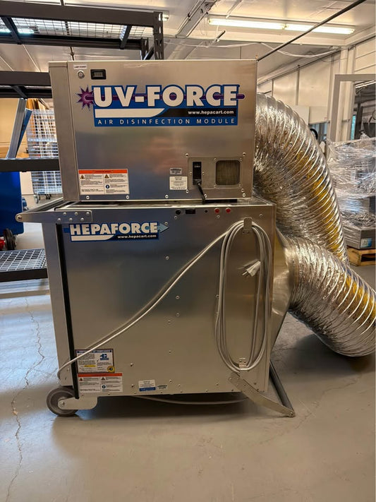 HEPACART HEPA Air Scrubber + UV-C (UV-Force) – Commercial Grade