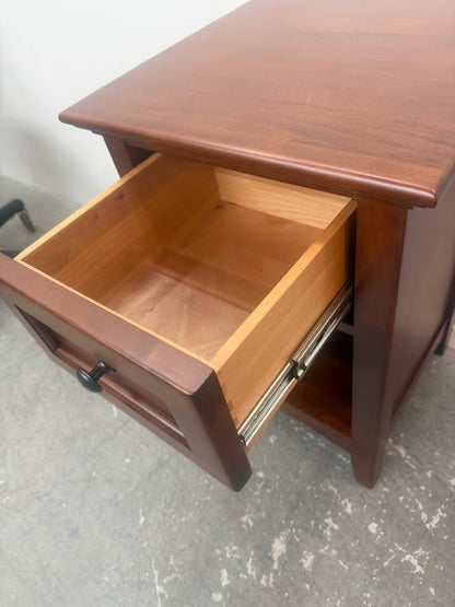 (New) Whittier Wood Cherry 1 Drawer Mackenzie Nightstand