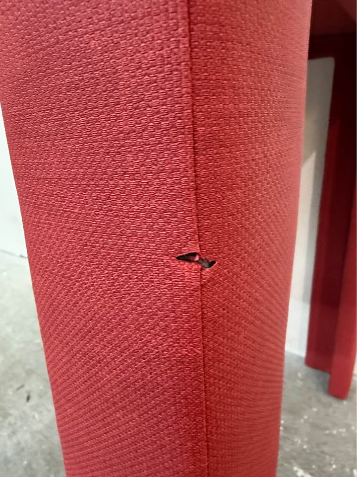 Miles Talbot Red Fabric Table