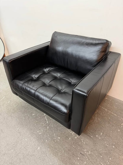 Black Leather Armchair