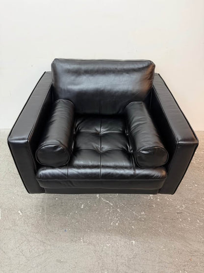 Black Leather Armchair