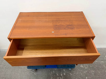 2 Piece Mid-Century Modern Teak Highboy/Low Dresser Set