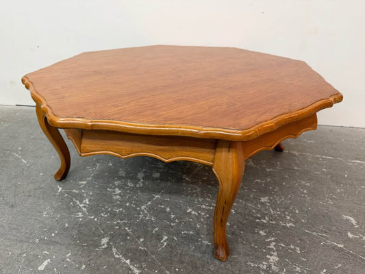 Vintage Octagonal French Provincial Coffee Table