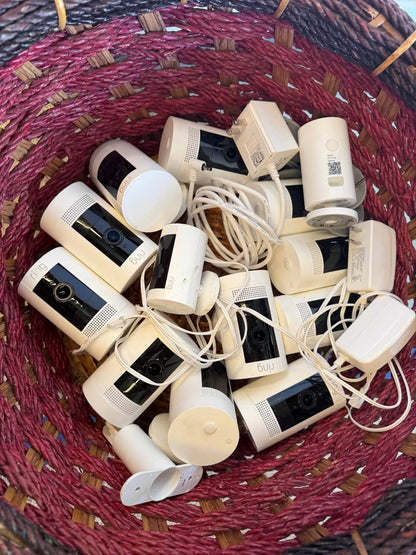 Ring Security System Lot Cameras Doorbells Batteries Solar Panels