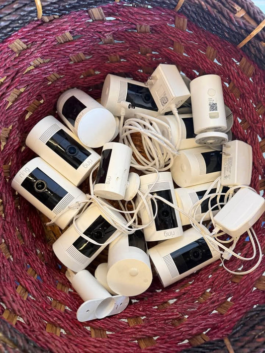 Ring Security System Lot Cameras Doorbells Batteries Solar Panels