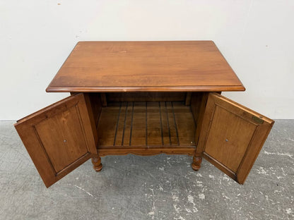 Vintage Wood Two-Door Cabinet #2419