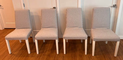 4 IKEA BergMund Upholstered Chairs