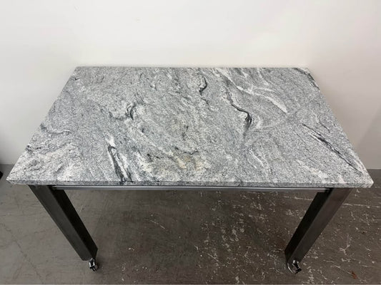 Custom Made Granite Top Industrial Rolling Table #2466