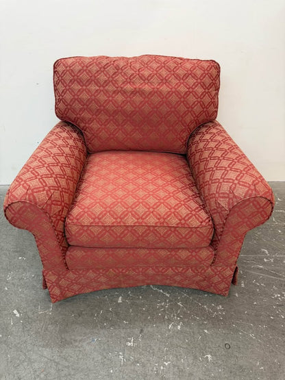 Taylor King Silk Club Armchair #2377