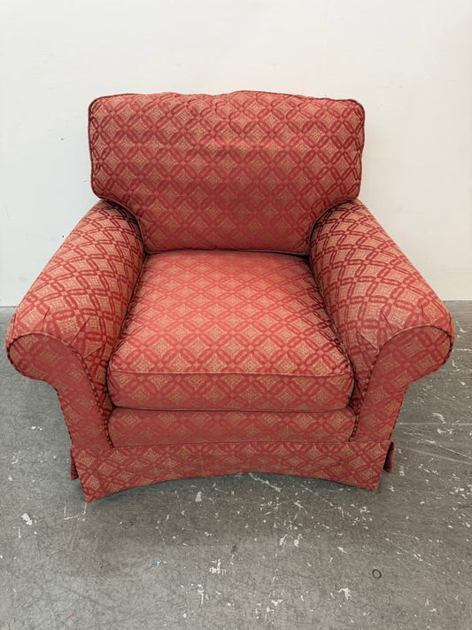 Taylor King Silk Club Armchair #2377