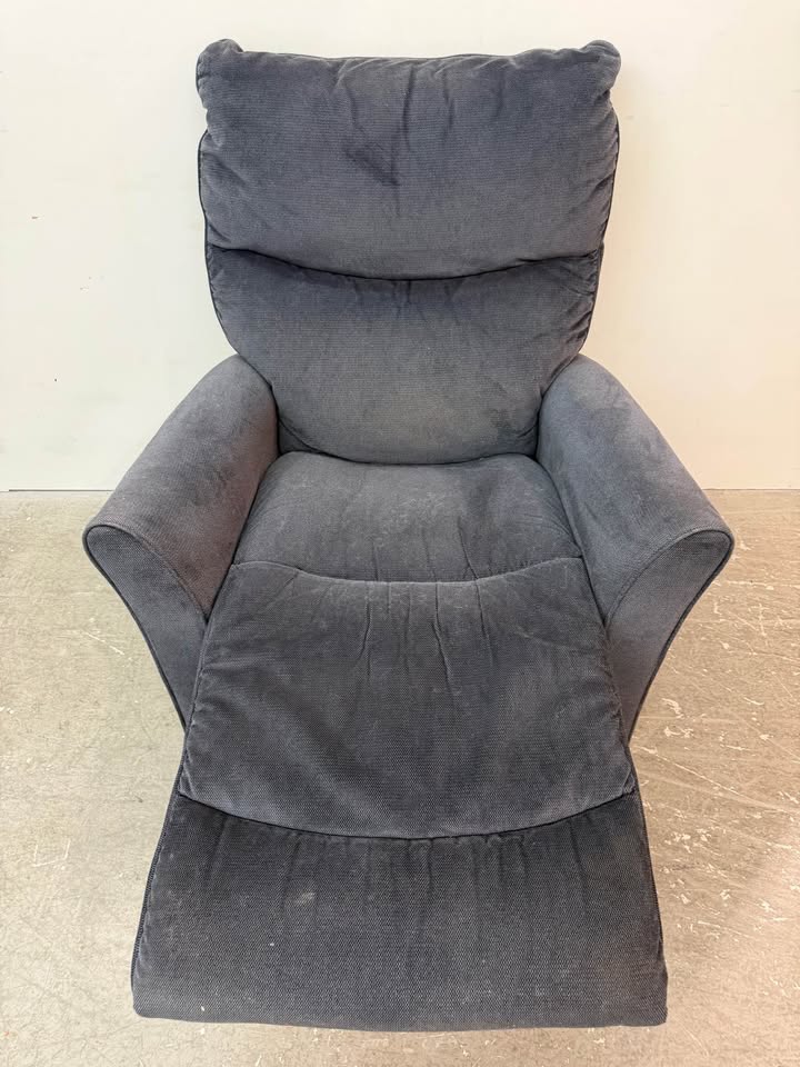 LaZBoy Grey Fabric Recliner #2379