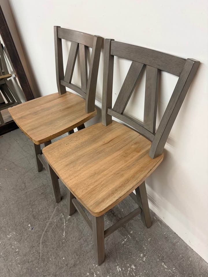 Counter Height Storage Dining Table with Butterfly Leaf and 6 Matching Stools #2484