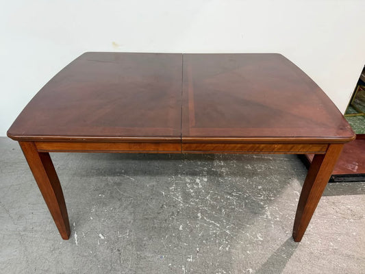 Dark Brown Wood Dining Table #2525