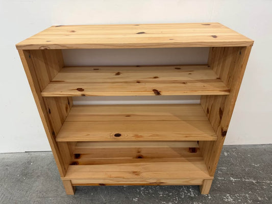 Pine Wood 3-Shelf Bookcase #2554