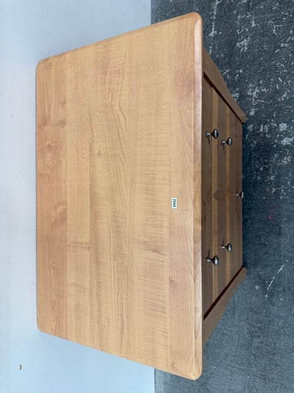 Light Faux Wood 3-Drawer Chest #2552