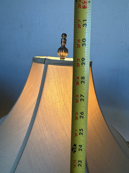 Matching Vintage John-Richard Hammered Metal Table Lamps #0582