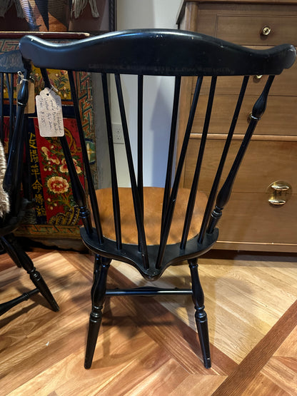 Vintage I Hitchcock Spindle Back Brace Windsor Style Arm Chair