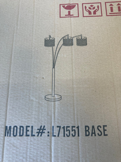 Madison Bronze Three Arm Arch Floor Lamp #0686