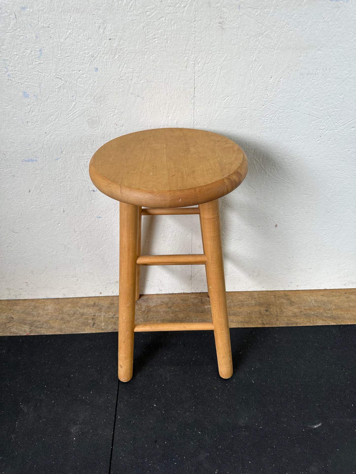 Solid Pine Wood Stool #0673