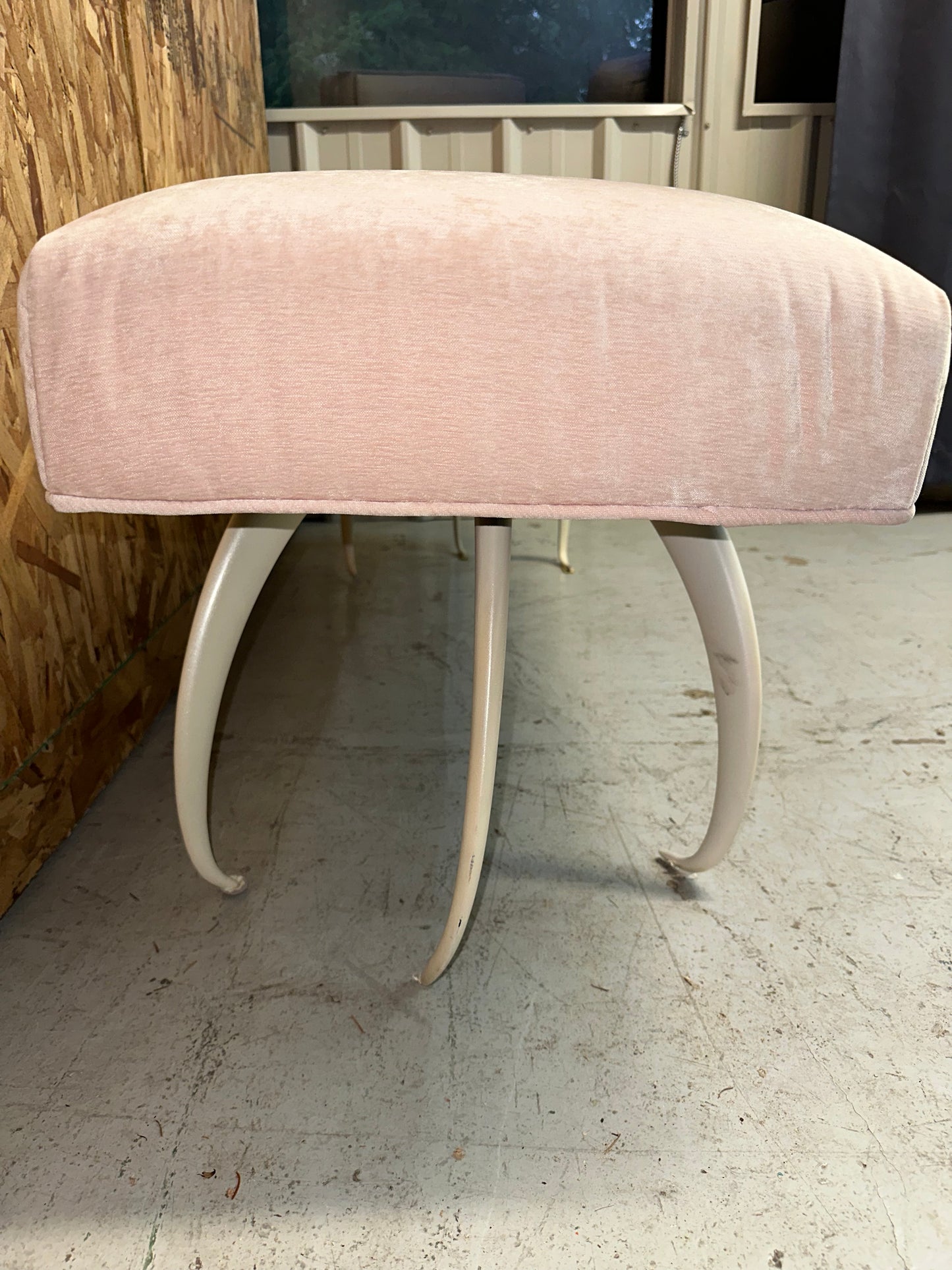 Light Pink Bedroom Bench #0822