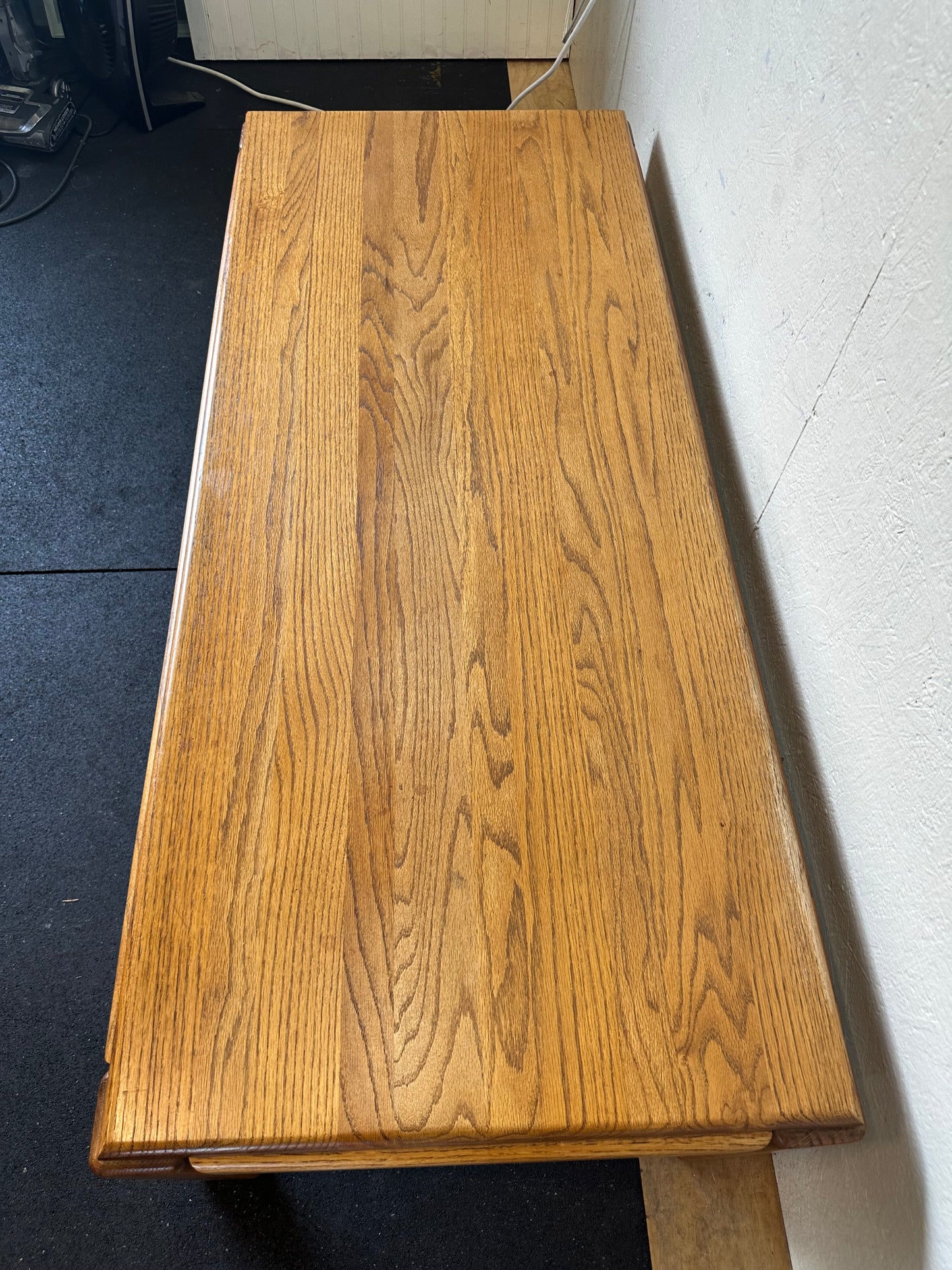 Mid century oak Rectangle coffee table #0701