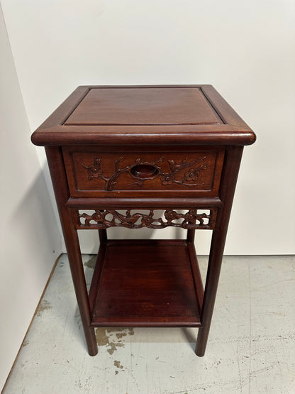 Vintage Chinese Rosewood Incense Stand/ Sidetable #0809