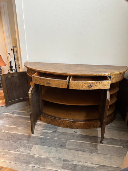 Vintage Solid Wood Buffet Credenza #0770