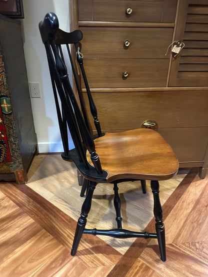 Vintage I Hitchcock Spindle Back Brace Windsor Style Arm Chair