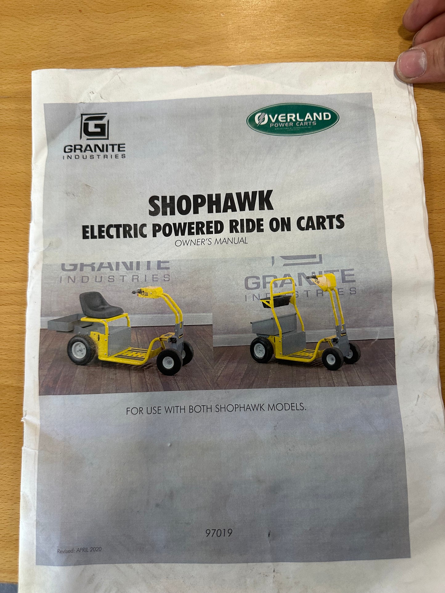 Overland Electric Powered ShopHawk Power Cruiser #0679