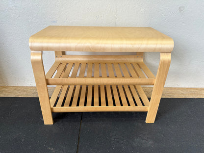 Vintage Ikea Wooden Shoe Storage Bench Hallway Bench #0372