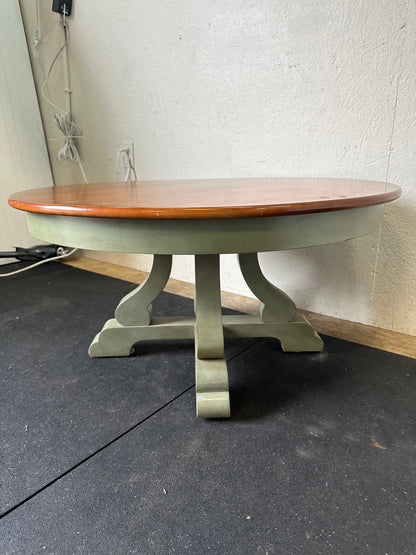 Solid Wood Sage Round Table #0725