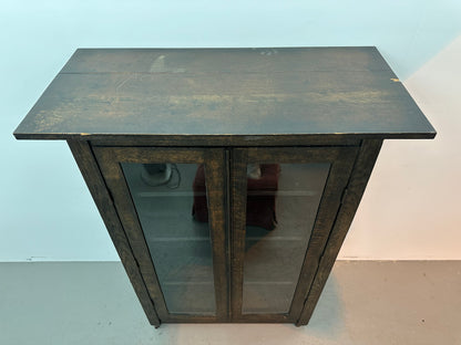 Antique Solid Wood Curio Cabinet #1073