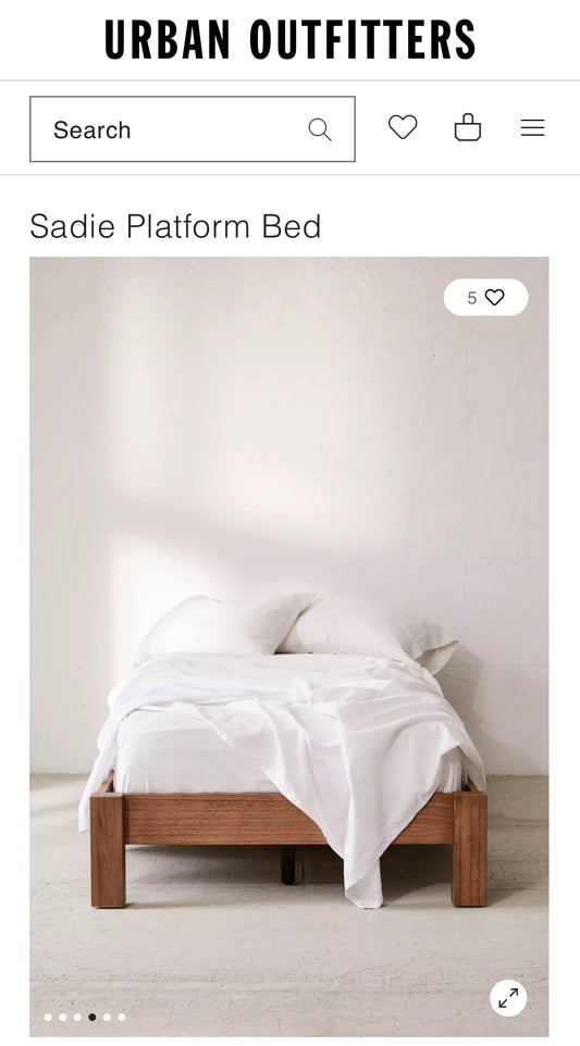 Urban Outfitters Sadie Platform Bed Full #0615