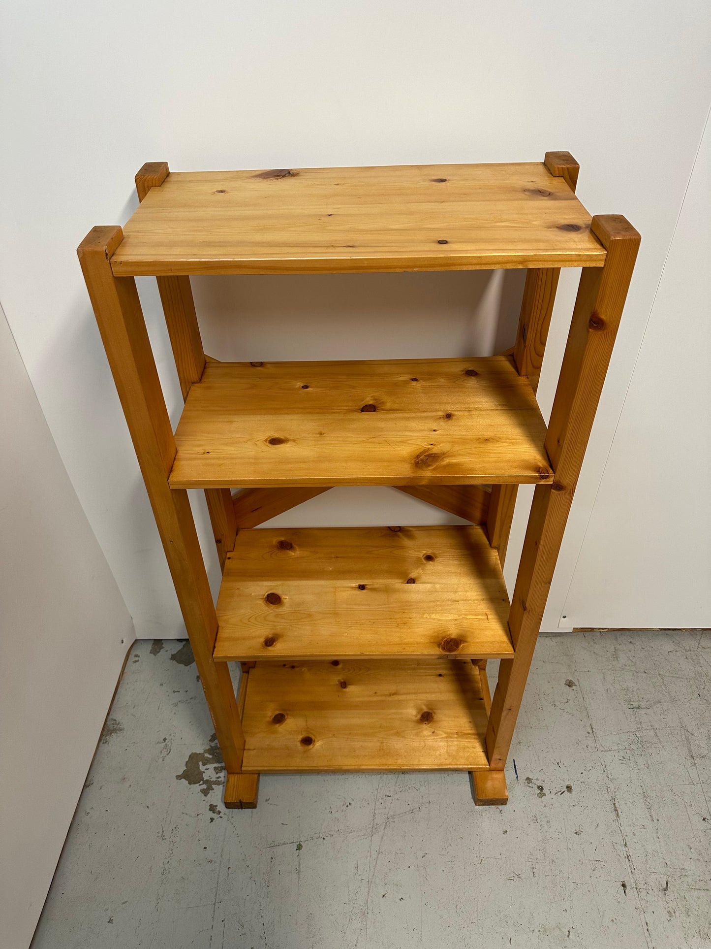 Vintage Pine Shelf/Bookcase #0810