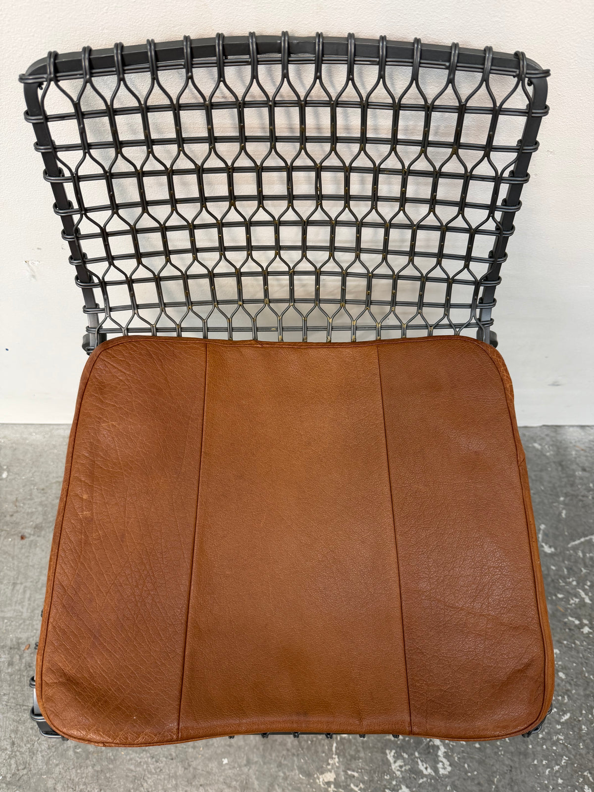Crate & Barrel Tig Woven Wire Counter Stools Set of 4 #2561