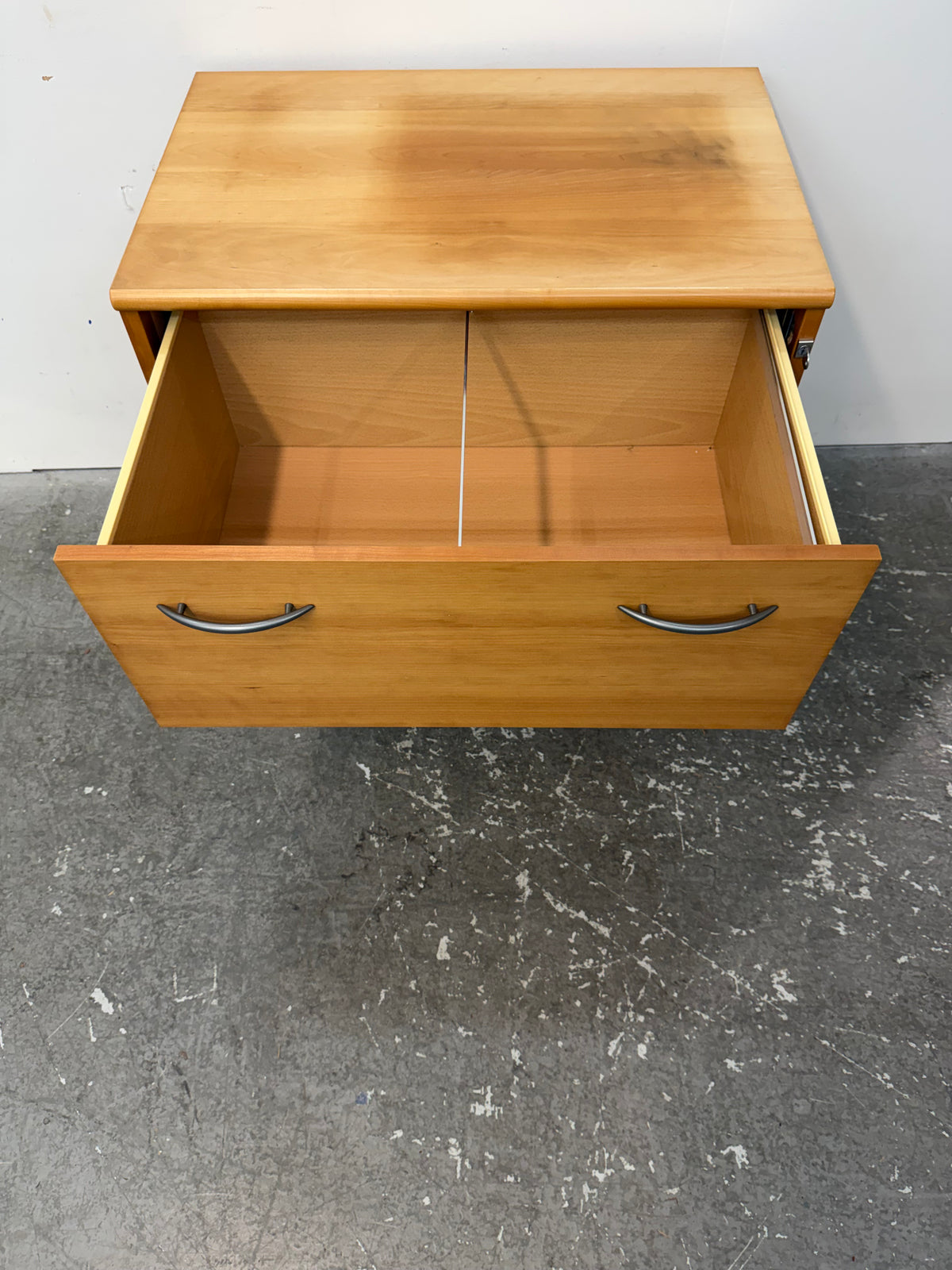 Cherry Two-Drawer Locking Lateral File Cabinet #2564