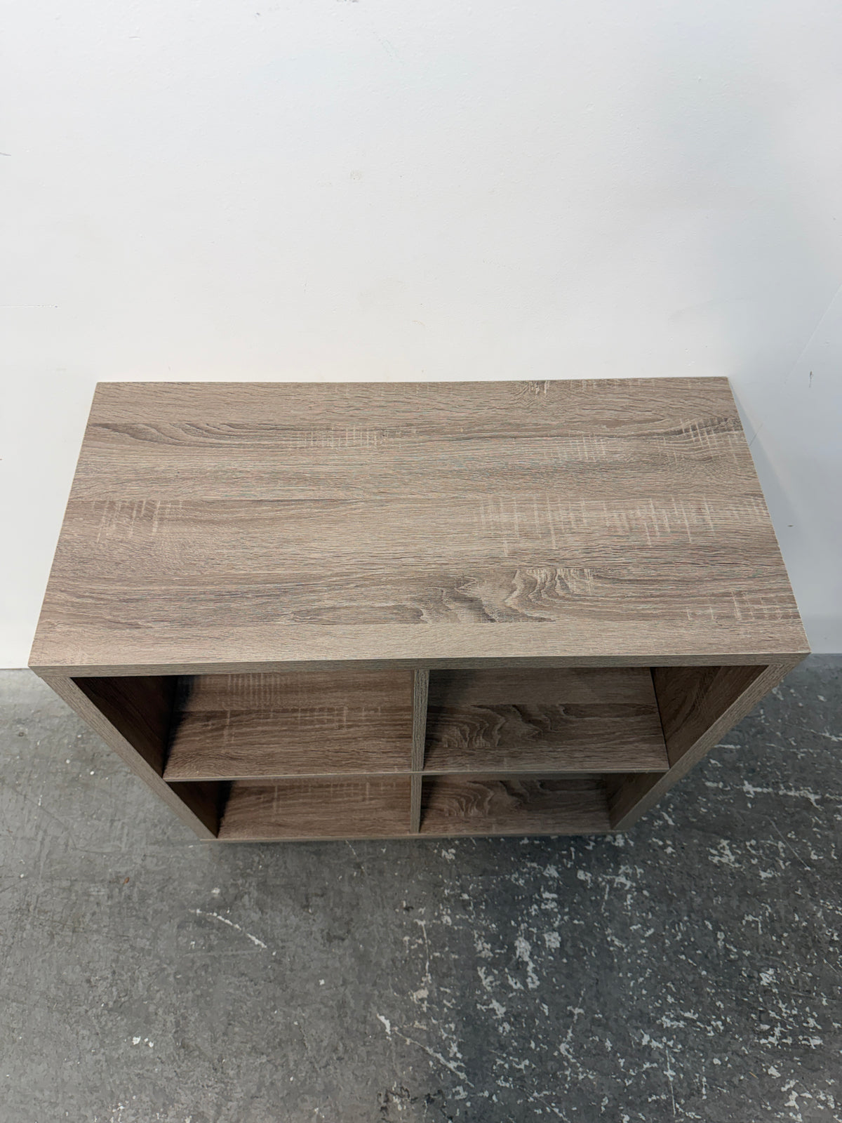 Driftwood Gray 4-Cube Storage Shelf Organizer #2569