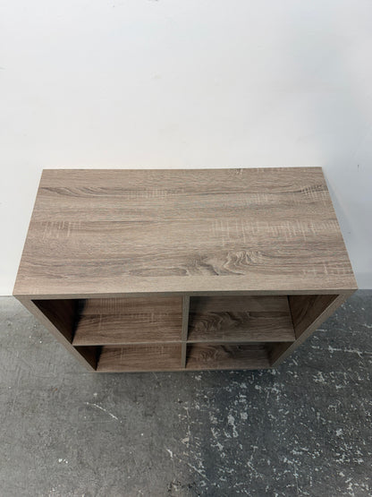 Driftwood Gray 4-Cube Storage Shelf Organizer #2569