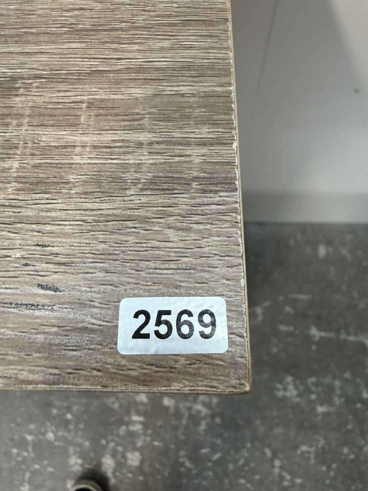 Driftwood Gray 4-Cube Storage Shelf Organizer #2569