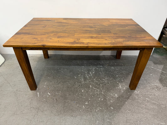 Crate & Barrel Mango Wood Rectangular Dining Table #2571