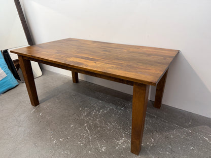 Crate & Barrel Mango Wood Rectangular Dining Table #2571