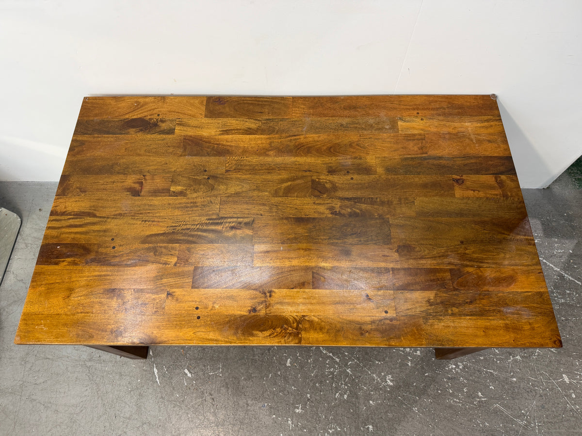 Crate & Barrel Mango Wood Rectangular Dining Table #2571