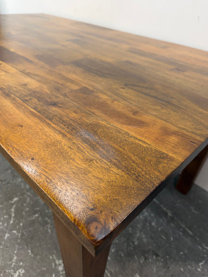 Crate & Barrel Mango Wood Rectangular Dining Table #2571
