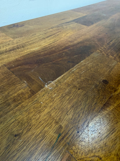 Crate & Barrel Mango Wood Rectangular Dining Table #2571
