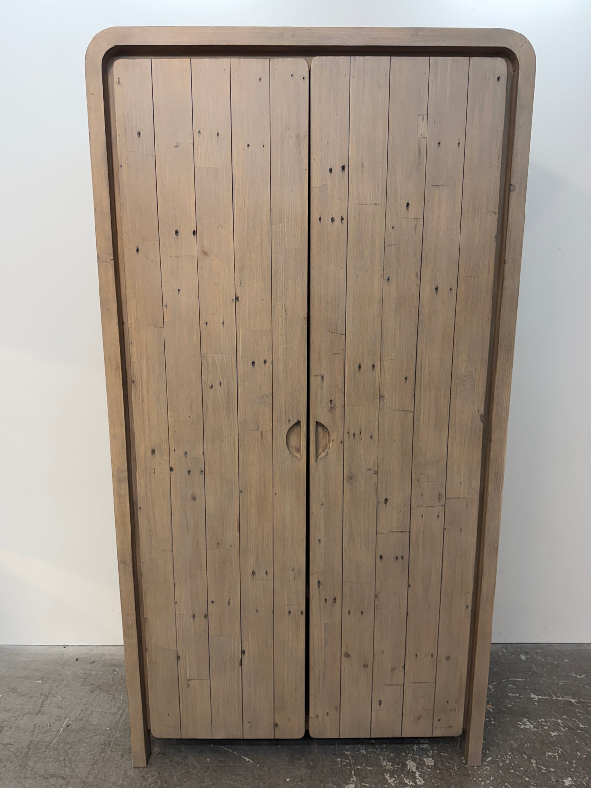 PGT Reclaimed Pine Two-Door Armoire Cabinet #2572